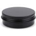 Foraineam 48 Pack 2 oz Matte Black Lip Balm Tin Cans with Screw Lid - Buy Online on GoSupps.com