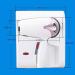 Wall-Mounted Hair Dryer 1200W Negative Ionic Hair Blow Dryer 2 Heat Settings and Cold air Button White Compact for Home Hotel Bathroom Small Gift - Buy Online on GoSupps.com