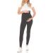 SHADOW DANCE UK Maternity Over Bump Leggings - Dark Grey | Belly Support Tights for Pregnancy - Buy Online on GoSupps.com