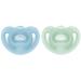 Nuk sensitive pacifier |6-18 months |100 % silicone for delicate skinBPA-free |Blue & green |2 pieces of blue & green 6-18 months (2 pack)
