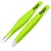 Sharp Pointed Tweezers Precision Fine Point Tip Ingrown Hair Tweezers Kit Best Pointed Tweezers for Women Chin Hair Removal - Extra Thin Tweezers Precision Stainless Facial Hair Remover for Face Green Color