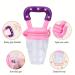 Silicone Baby Fresh Fruit Feeder - Teething Toys for Babies | Mummy's World (Purple & Yellow) - Buy Online on GoSupps.com