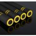 Steel Chain Safe Foam Rubber Training Nunchakus for Kids & Beginners | Martial Arts Set - 2 Pcs Black+Yellow - Buy Online on GoSupps.com