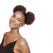 Inch High Afro Puff Synthetic Hair Bun Hairpiece For Women Drawstring Ponytail Kinky Curly Clip In Extensions #33 2 pcs