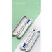 Portable UV Toothbrush Sterilization Rechargeable Steriliser Box Set for Electric/Hand Operated Toothbrush-A Cleaner Holder Set Pink - Buy Online on GoSupps.com