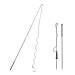 Horse Lunge Whip Training Stick and Whip 5.9 Feet Long Whip+6.3 Feet Drop for Dogs Horses(Can Detachable into Two Sections) (Black)