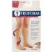 Buy Truform 30-40 mmHg Compression Stockings for Men and Women - Knee High Open Toe Beige - Medium (Pack of 2) | International Shipping Available - Buy Online on GoSupps.com