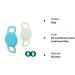 WHALEZON Airtag Cat Collar Holder Small Air Tag Dog Collar Holder Compatible with Apple Tag Anti-Lost Pet Tracker Cases Fit on Puppy Collars 3/8" 5/8" A3 Luminous Green Luminous Blue - Buy Online on GoSupps.com