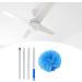 Ioensy Ceiling Fan Cleaner Duster Extendable Duster with Extension Pole Cleaning Tool for Bookshelves - Buy Online on GoSupps.com