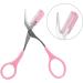 2 Pack Stainless Steel Eyebrow Trimmer Scissors & Combs Set for Women - Portable Eyebrow Removal Tools - Buy Online on GoSupps.com