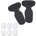 Heel Cushion Pads Gel - Self-Adhesive Forefoot Cushions for Men - Breathable Sports Support for Plantar Fasciitis & Dry Cracked Heels (Medium - Buy Online on GoSupps.com