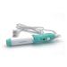 Mini Ceramic Electric Curling Wand Hair Curler Professional Hair Curling Iron (Blue and White)