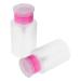 minkissy Pressure fluid dispenser bottle 150 Ml Manicure press pump bottle Pressure mechanism pink