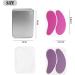 3 Pairs Silicone Eye Pads with 1 Rectangular Metal Storage Box Moisturizing Eye Pads Skin Care Eye Pads Reusable Eye Pads - Buy Online on GoSupps.com