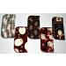2 Ply Printed Flannel 8x8 Inches Set of 5 Country Christmas