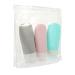 Mikinona 1 Set Silica Gel Bottle Cosmetic Travel Squeeze Bag
