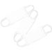 Quiet Door Closer for Baby - Nursery Door Silencers Latch Cover Strong Elastic Straps Door Covers for Universal Fits, Standard Size, Pure White, Set of 3 4x2 inches Pure White