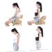 Posture Corrector Brace - Adjustable Support Belt for Men Women & Children - Humpback & Hunchback Relief - Black - Buy Online on GoSupps.com