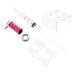 Moule Rouge L vres DIY 7 Pi ces en Silicone 4 T tes Design Support 4 Trous en Aluminium Anneau et Outil de D moulage Accessoire Maquillage L vres Fait Maison pour