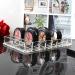 Anncus Acrylic Clear Double Row 16 Slots Makeup Organizer Eye Shadow Storage Box Jewelry Storage Case Lipstick Holder - (Color: Clear) - Buy Online on GoSupps.com
