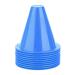 Alomejor 10pcs Football Cones Training Traffic Cones for Training Football Blue