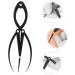 OHPHCALL Makeup Gadgets Metal Stencils Eyebrow Drawing Eyebrow Measuring Tool Measuring Ruler Balance Gold - Buy Online on GoSupps.com