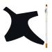 Mustache Shaping Ruler For Precise Suitable For Well Gentlemen Black E