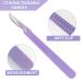 Disposable Sterile Scalpel Blades 10-Pack - Surgical Knife for Biology, Anatomy, and Podiatry - Ideal for Dermaplaning, Medical Students, and Crafting - Purple - Buy Online on GoSupps.com