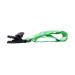 Pacifier clip for baby safety anti-drop chain universal holder leash with adjustable push button for infants to infants toddlers pacifier spitting towels childhood diseases sabber (green)