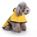 Shop Ultra-Light Waterproof Dog Raincoat with Hood & Reflective Stripes - Perfect for Small Dogs (M Yellow) - Buy Online on GoSupps.com