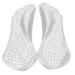 FRCOLOR Pair Adhesive Arch Support High Heel Inserts for Women Insoles for Heels High Heel Pads Insoles for Women Heels Massaging Effect Insoles Womens Insoles Women's Massage Silicone Gel As Shown Medium