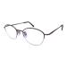 ProEyes Pisces Progressive Lightweight Readers w/spring hinge 0 Magnification on Top Lens Anti-Reflective Resin Lens Brown 2.25 x