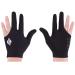 TROUFY Billiard Gloves for Left/Right Hand Black Full Finger Left Hand