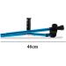 GagalU Folding Medical Forearm Crutches Portable Adult Elbow Arm Cuff Crutch Walker with Height Adjustable Collapsible Lightweight Aluminum Alloy - Buy Online on GoSupps.com