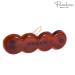 Parcelona French Circle Scallop Tortoise Shell Brown Small 1 1/2 Celluloid Hair Clips Set - Pack of 4 for Women and Girls - Buy Online on GoSupps.com