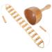Healifty 2-In-1 Wood Therapy Massagers -Massager Maderoterapia Kit Body Gua Sha Roller Rope Massagers For Relax