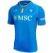 Buy SSC Napoli Mens Jersey Race Home 23/24 | Official Ea7 Tricolor Slim Fit T-Shirt - Light Blue | International Shipping Available - Buy Online on GoSupps.com