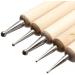 HDmirrorR Hrhyme 5Pcs 2 Way Dotting Pen Tool Nail Art Tip Dot Paint Manicure Kit - Wooden - Buy Online on GoSupps.com