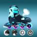 Adjustable Inline Skates Roller Blades with Light Up Wheels for Girls, Kids, Women, and Adults - High Performance Rollerblades for Beginners - Size M (US Big Kids 1-4) - Buy Online on GoSupps.com