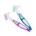 Outanaya 2 piece of prosthesis cleaning brush Small toothbrush prosthesis brush toothbrush travel sizes toothbrush prosthesis care prosthesis cleaning brush travel prosthesis brush