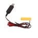 USB 5V to 1.5V AA Battery Eliminators USB Power Supply Cable Replace 1x 1.5V AA Battery for Electric Toy Clock LED Light Replace Batteries 2m