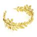 Golden Laurel Leaf Crown Tiara | Greek Roman Costume Accessory | Women's Headband Hair Comb | Bridal Wedding Headpiece - Buy Online on GoSupps.com
