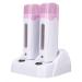 Roll-On Wax Warmer Electric Warm Wax Device Wax Heater Roller 40W Portable Empty Heating Wax Cartridges for Hair Removal