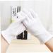 VILLFUL 12 Pairs Protective Jewelry White Hand Lab Cosmetic Industrial Glove Kitchen Work Moisturizing Cotton XL:24X11cm White - Buy Online on GoSupps.com