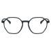 KaeoISFU retro reading glasses for men and women vintage anti-blue light computer reading glasses classic round polygon computer reading glasses anti-eyes fatigue black-28 1.5 diopters