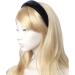 Topkids Accessories Velvet Padded Alice Headband Hairband Hair Band Head Band Women Girls 90s 80s 70s 60s Wedding Hen Party Bridal Festival Adult Wonderland Thick Wide (4cm Black) - Buy Online on GoSupps.com