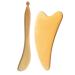 FOMIYES 2pcs Scraping Board Set Point Scalp Resin Relief Physical Massager Ox Acupuncture Horn Scraping Plate Facial Tool Face Skin Care Scraping Rod Manual Pen Soft Horns Shaving Board