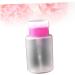 3 pieces nailing tool manicure accessories bottle for nail polish remover nail accessories nail art accessories water nail polish remover bottle press cosmetics alcohol 10.5x5.5cm pink - Buy Online on GoSupps.com