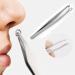 Buy Steel Round Head Nose Hair Trimming & Eyebrow Tweezers - Precision Beauty Tool for Easy Hair Removal | International Shipping Available - Buy Online on GoSupps.com