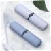 Frcolor Travel Toothbrush Case Set - 4 Portable Holders for Toothbrushes & Toothpaste | Ideal for International Shipping - Buy Online on GoSupps.com